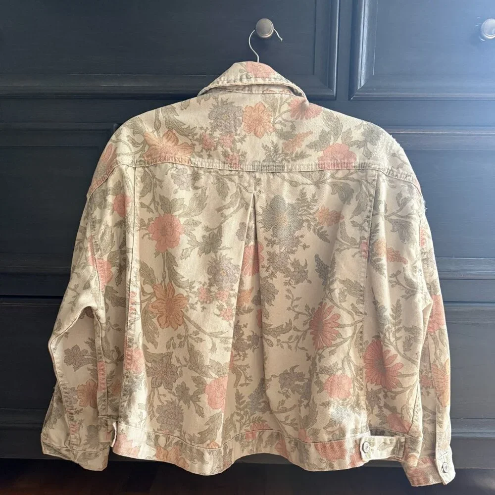 Free People Denim Jacket Size XS - Picture 3 of 5